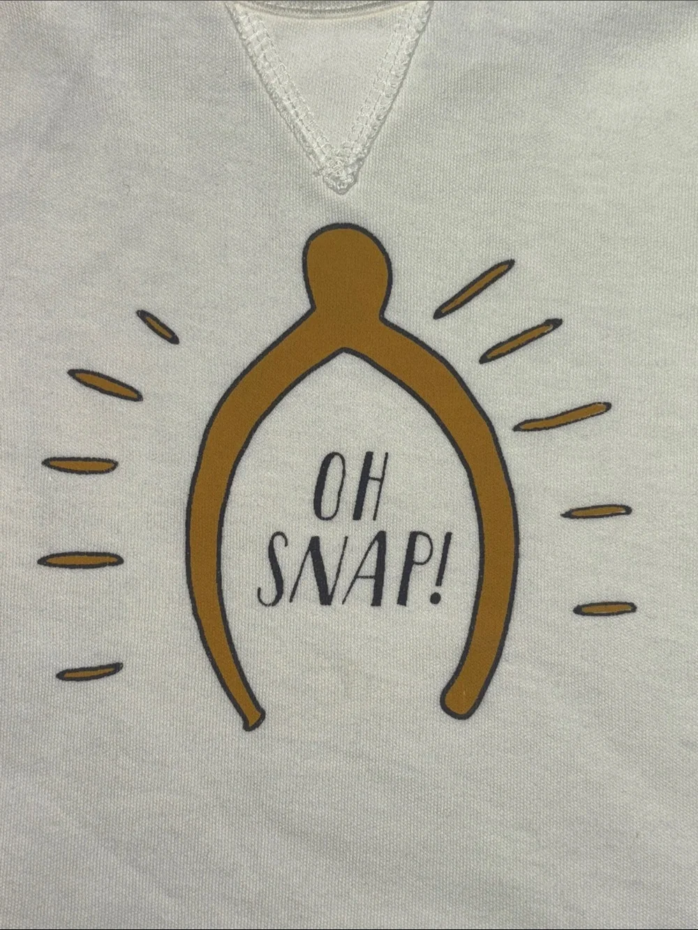 Hallmark Cream Long-Sleeve Baby Top 100% Cotton 12-18 months
